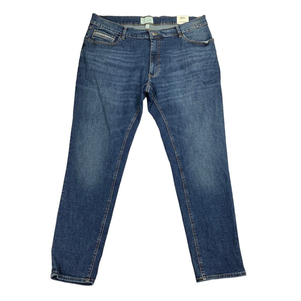Sun + Stone Mens Athletic Skinny Fit Jeans Blue 40